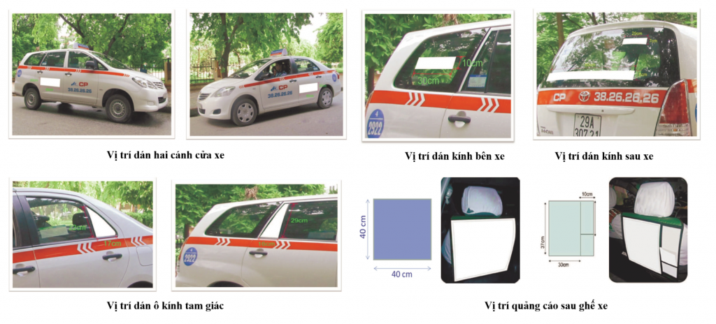 dịch vụ quảng cáo trên taxi