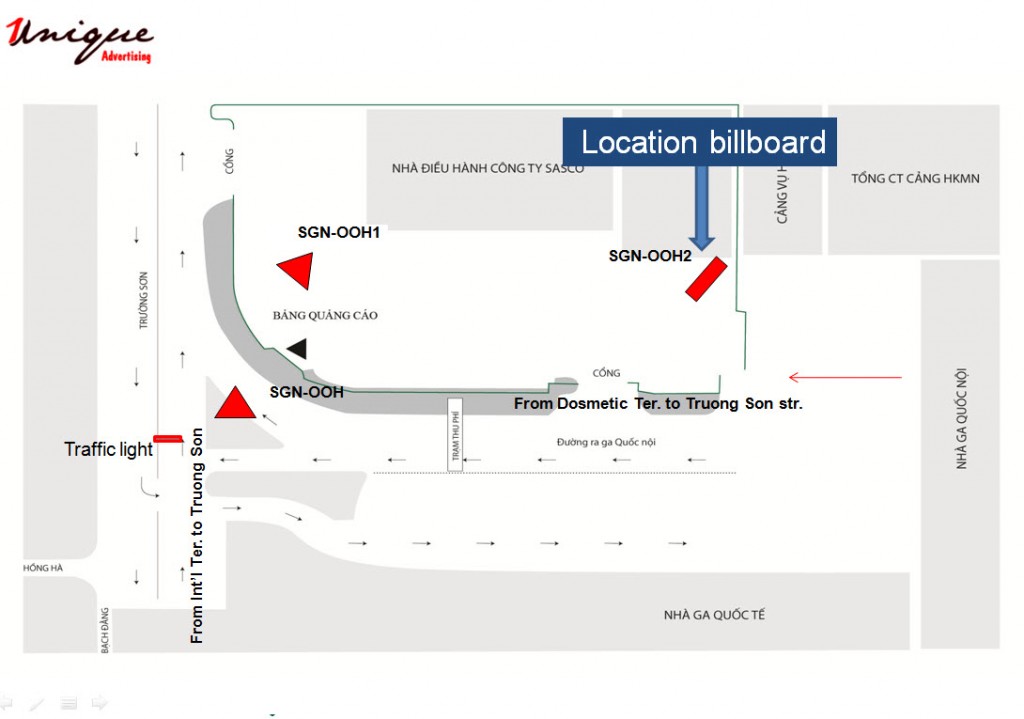 Quảng cáo biển Billboard tại sân bay Tân Sơn Nhất