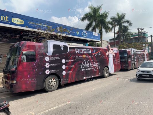 quảng cáo luxury roadshow cho rossi