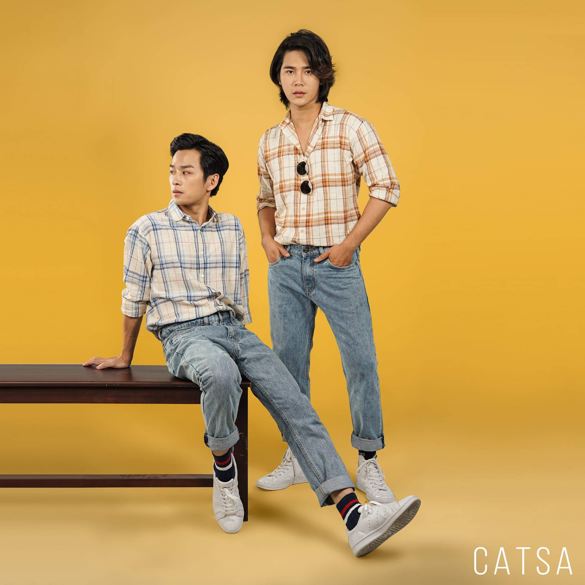 thời trang catsa quảng cáo trên taxi