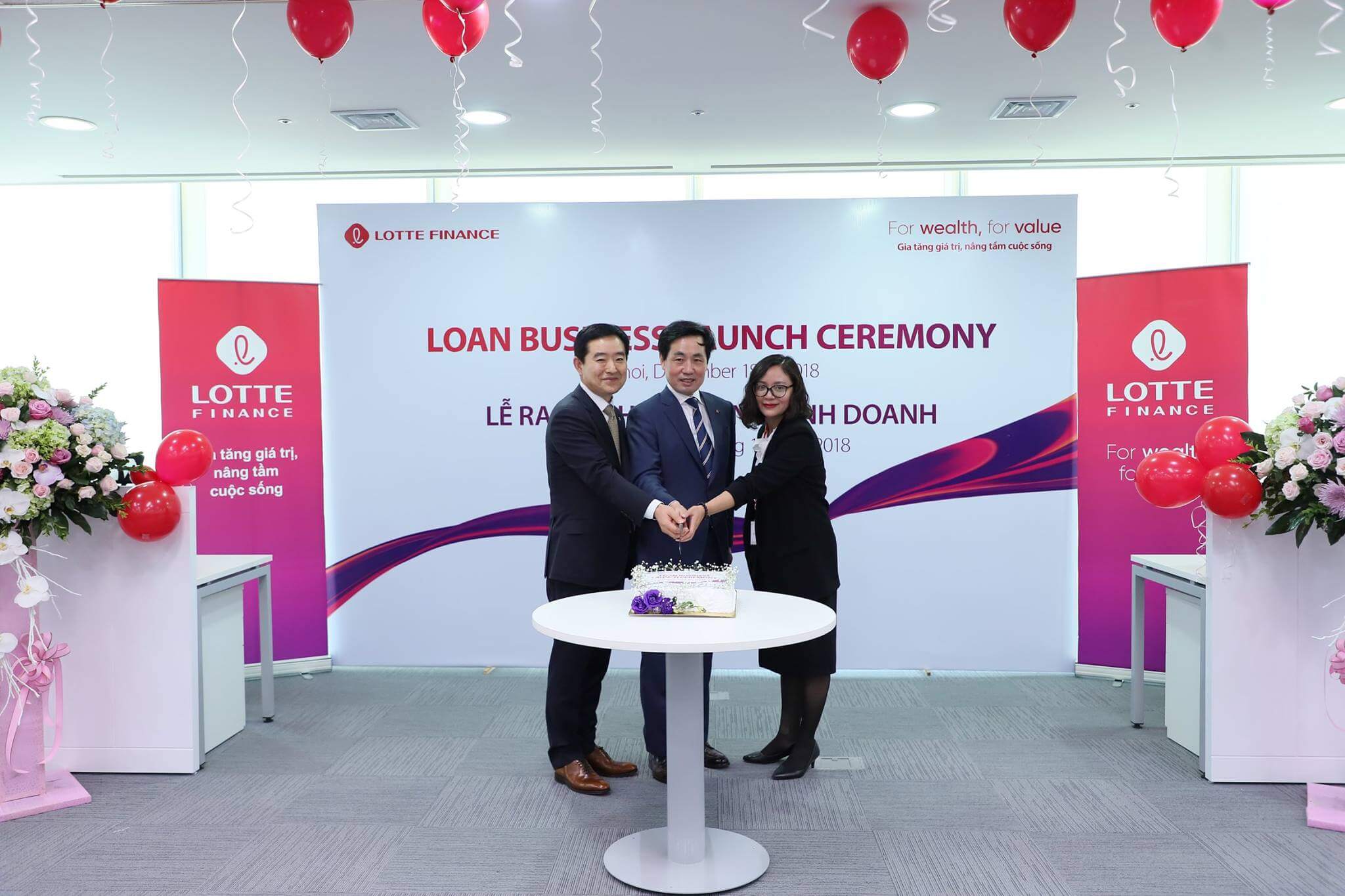 lotte finance quảng cáo biển bảng