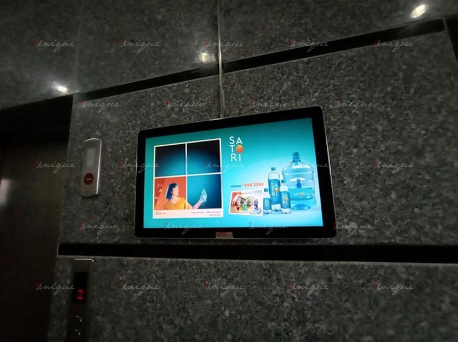 satori quảng cáo trên màn hình lcd